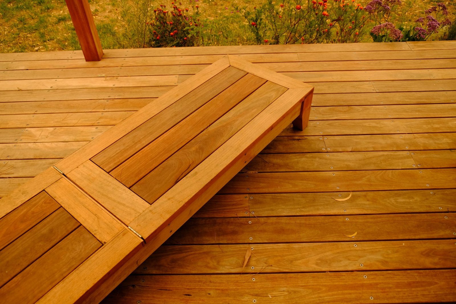 Custom timber feature on modern home